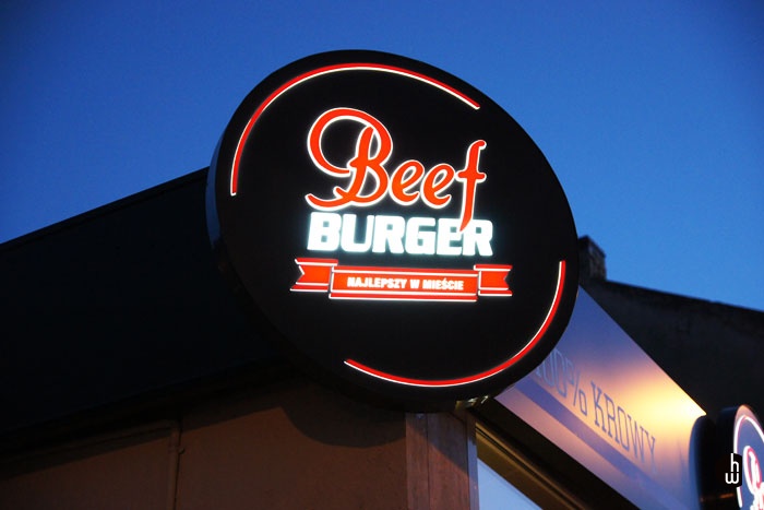 BEEF burger